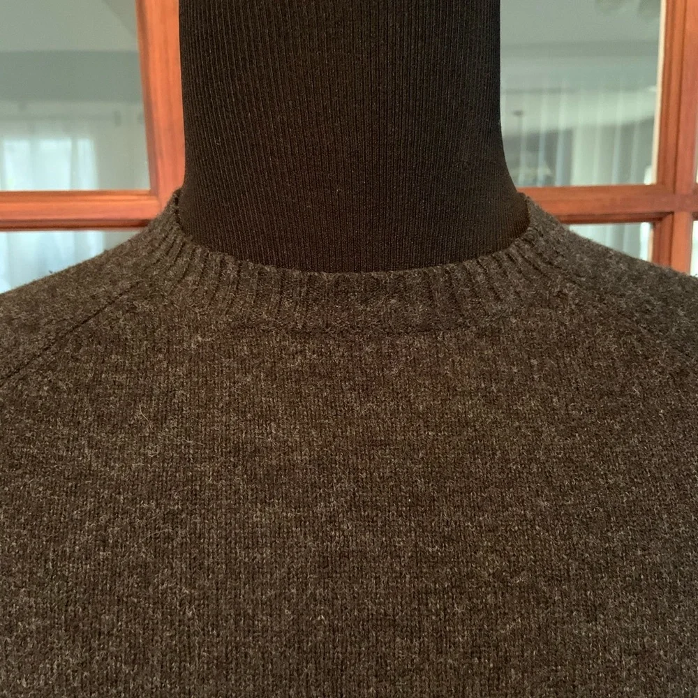 J. Crew Men's Charcoal Crewneck Sweater